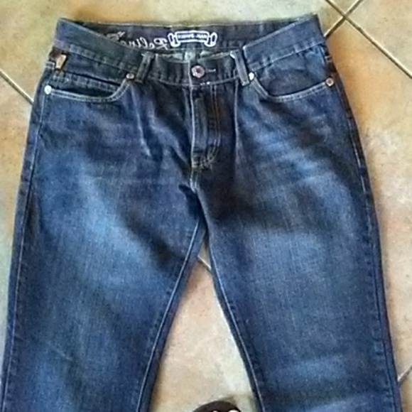 ROBIN'S MANS SZ 34 STUDDED BK FLAPS \MISSING BK TU - Picture 3 of 4